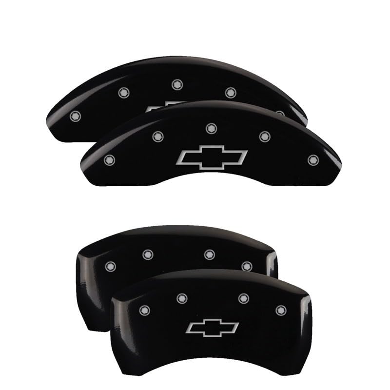 Black/Silver MGP Calipers 14261SBOWBK Bowtie