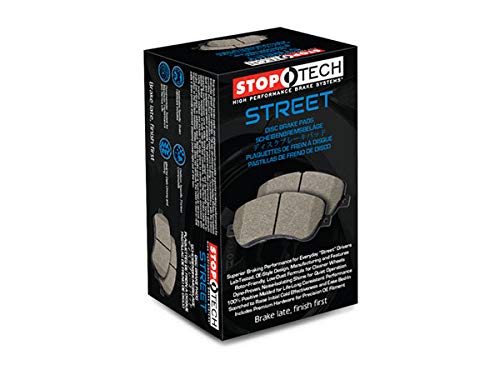 Front StopTech 308.14140 Brake Pads with Shims and Hardware Street