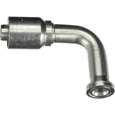 GlobalSpiral Series Gates MAX Pressure Couplings, Code 62 O-Ring Flange Heavy, 90 Degree Bent Tube, 2" ID (Pack of 2) 32GSM-32FLH90-159
