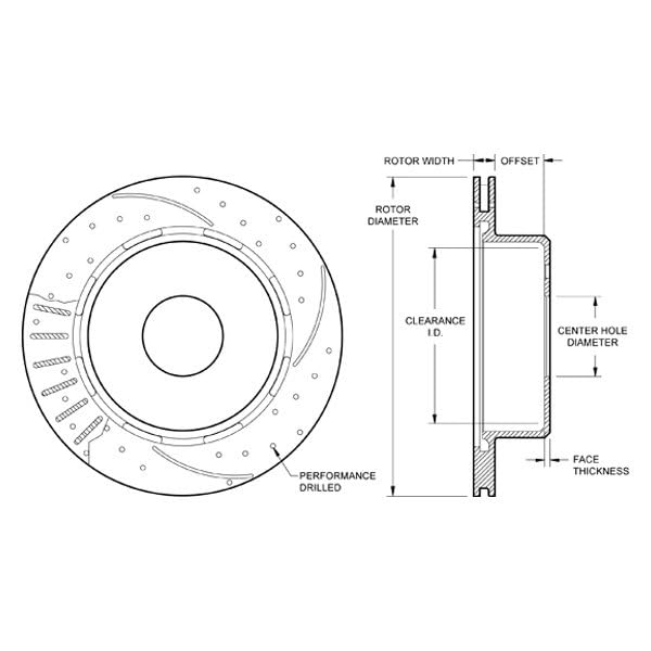 160-11522-BK Wilwood ROTOR1100-081AB312-191MNNXXXXL