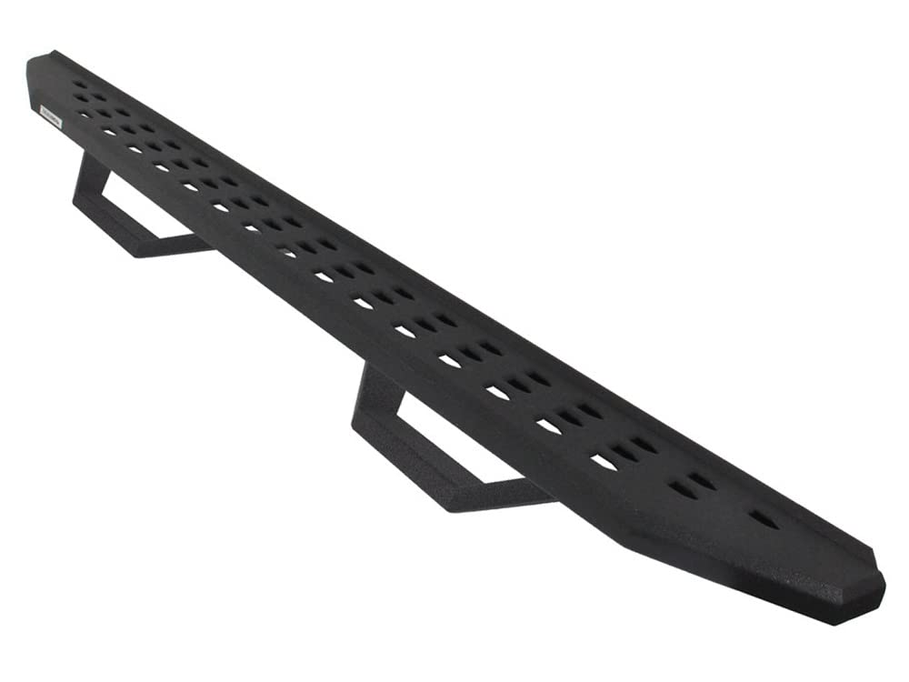 RB20 Running Boards Go Rhino, Mounting Brackets, & 2 Pair of Drop Steps | Galvanized Steel, Protective Bedliner Coating | 6943068720T | Fits 2019-2024 Ram 1500 Crew Cab New Body Style