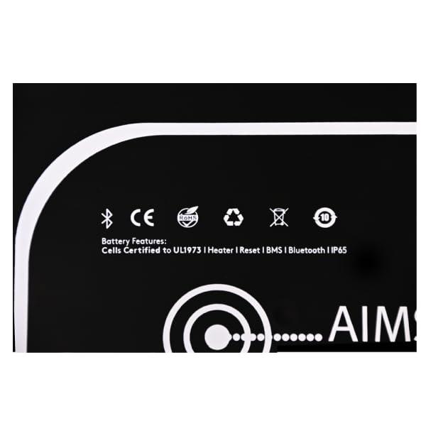 300Ah AIMS Power Lithium Battery 3.84 kW with Wake Up, Heater & BT Monitoring 12V LiFePO4