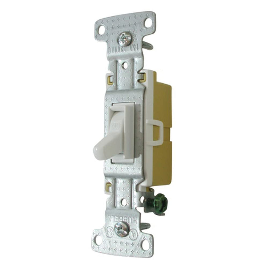 White Diamond Group 1301-73W White 15 Amp Switch Toggle
