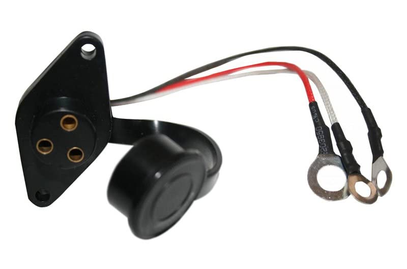 Winch Bulldog 20178A- Plug Female W/Wire Harness Truck 3 Prong Push in Solenoids