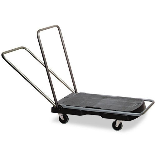 Rubbermaid RCP4400BLA - Utility-duty Home/office Cart, 250lb Cap, 20-7/8amp;quot; X 31-3/4amp;quot; Platform, Black