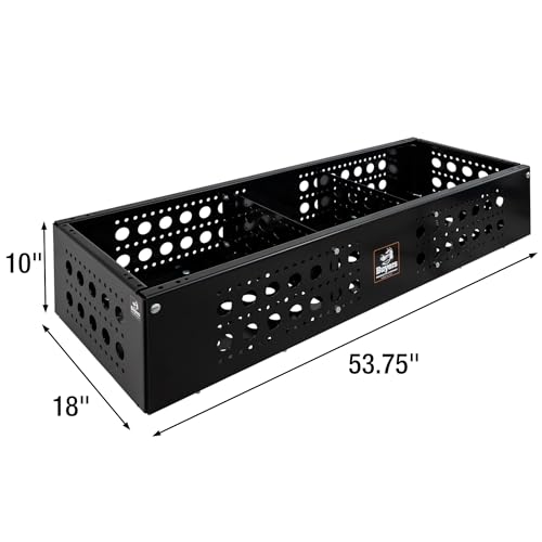 Buyers Products Multipurpose LT44 Storage Basket, Open Top Tool Storage for Landscaping Trailers, Trucks, and Flatbed Trailers, Service Body Trucks and Recreational Vehicles, UTV/ATV Storage