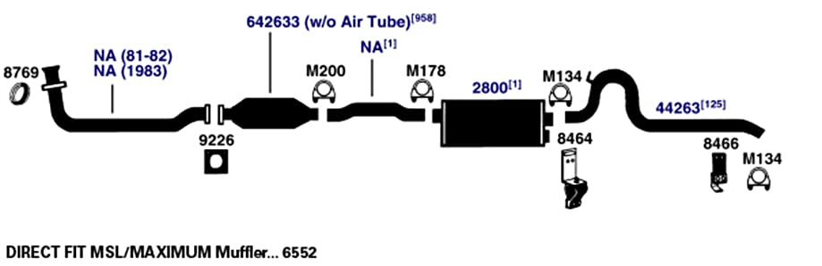 Exhaust Gasket AP Exhaust 8769