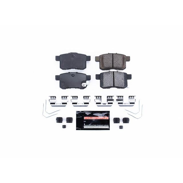 Power Stop Z23-1451 Z23 Evolution Sport Carbon Fiber Infused Ceramic Brake Pads with Hardware For Acura TSX 2011-2014, Honda Accord 2011-2017 [Model Specific]