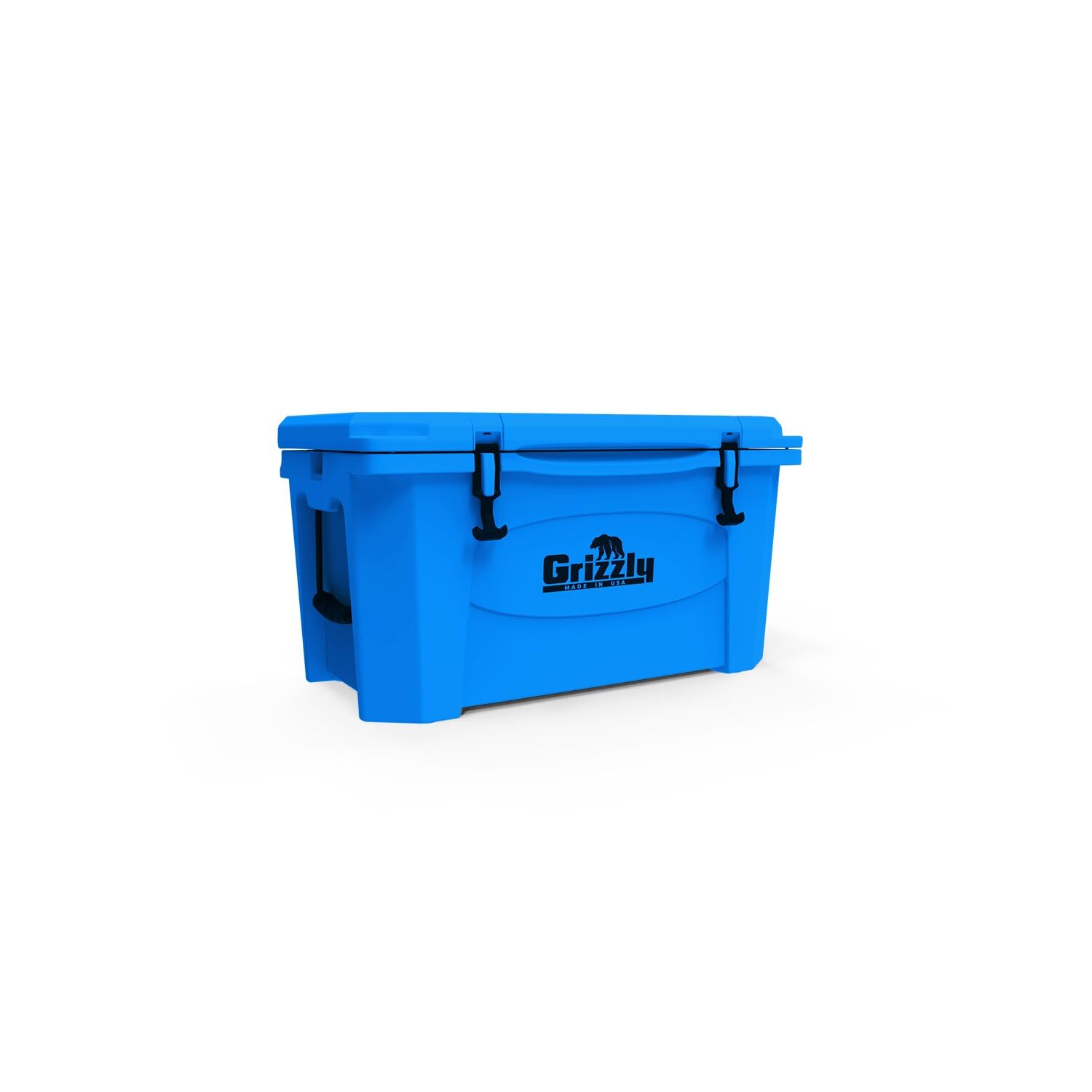 45 Cooler Grizzly | 45 qt Ice Chest Durable Rotomolded Insulated | Made in The USA | Warranty for Life | for Beach Boat Camping Fishing Hunting | G45 | Light Blue