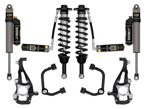 2021-2024 Ford F-150 ICON 4WD, 3.5-4.5" Lift, Stage 4 Suspension System, Tubular, CDXS