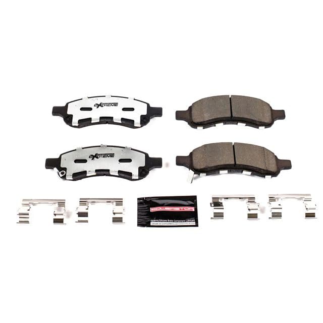 Power Stop Z36-1169 Z36 Truck and Tow Brake Pads For Buick Rainier, Chevy Colorado, Chevy Trailblazer, GMC Canyon, GMC Envoy, Saab 9-7x [Model Specific]