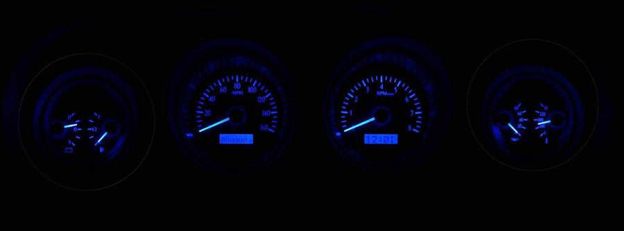 Carbon Fiber 1969 Ford Mustang VHX System - Blue Display