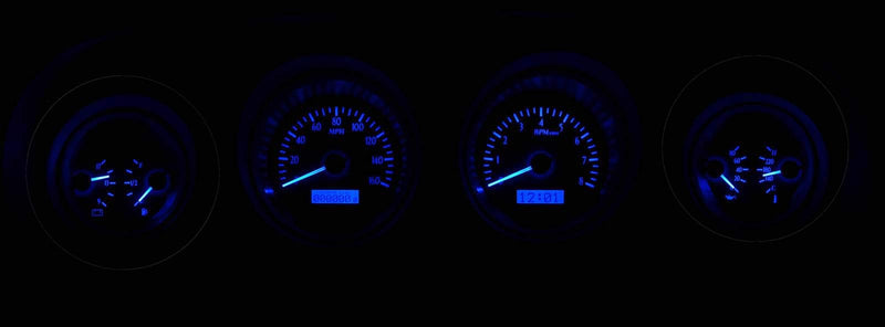 Carbon Fiber 1969 Ford Mustang VHX System - Blue Display