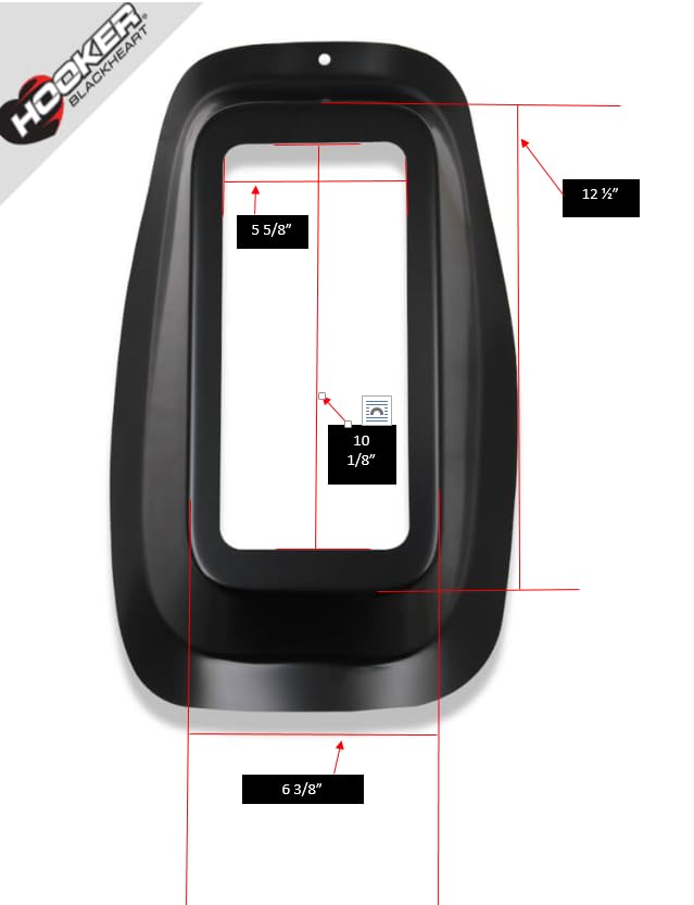 T-56 Shift Hump Panel Hooker Blackheart 71223008HKR