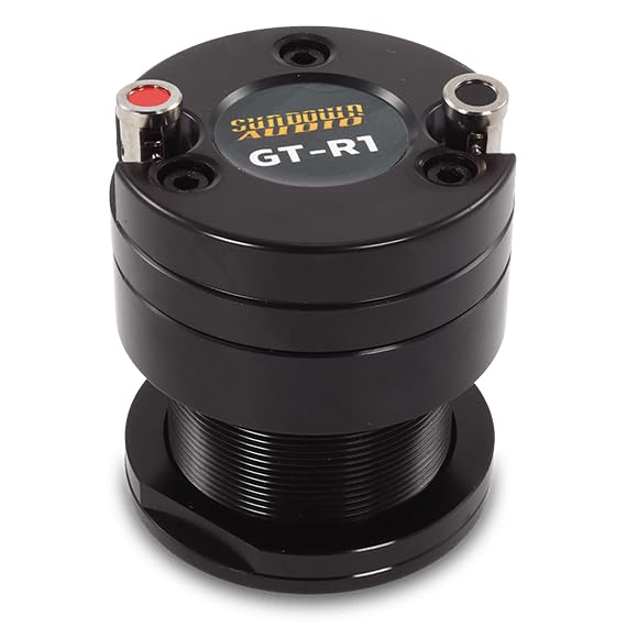 GT-1R Sundown Audio Bullet Tweeter - 100W RMS, 8-Ohm - High-Efficiency Car Audio Compression Driver - 100dB Sensitivity, 4kHz-20kHz - Compact Design, Single Speaker (Each)