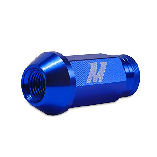 Mishimoto Aluminum Locking Lug Nuts MMLG-1220-LOCKBL, 1/2" x 20, Blue