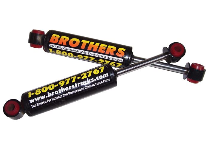Front Gas Shock Brothers Trucks FGS55594INCH - 4 Inch Drop - Each - Black