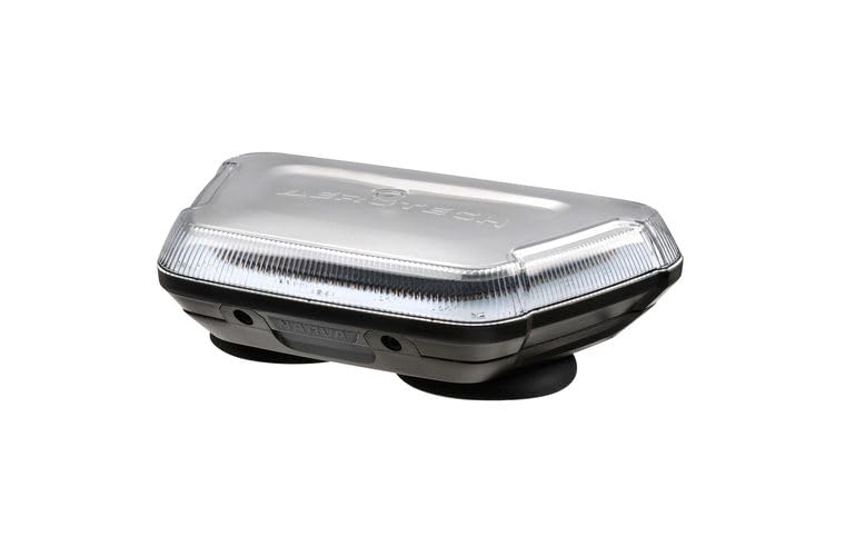 Vision X 9.84" AEROTECH MINI BAR Amber Clear Lens MAG Base with Lead (Single Stack) Lighting 10-80V