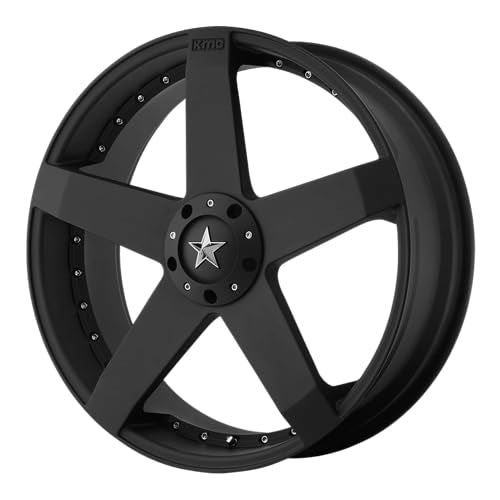 KMC Wheels Car Rockstar KM7757 Matte Black Finish Wheel (20x10"/5x114.3mm)