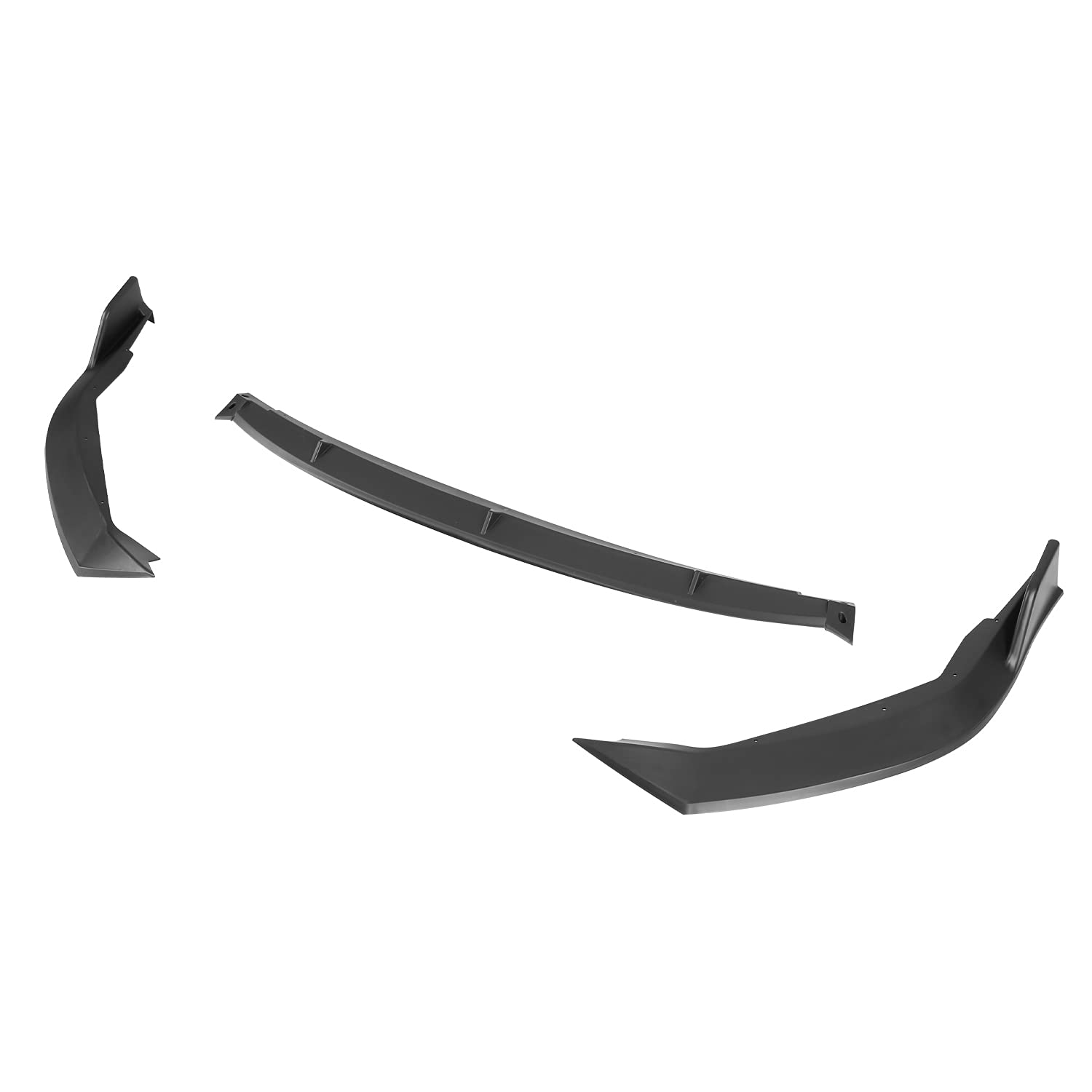 Matte Black Spec-D Tuning Front Bumper Lip Body Kit Spoiler Splitter Compatible with 2019-2022 Toyota Corolla