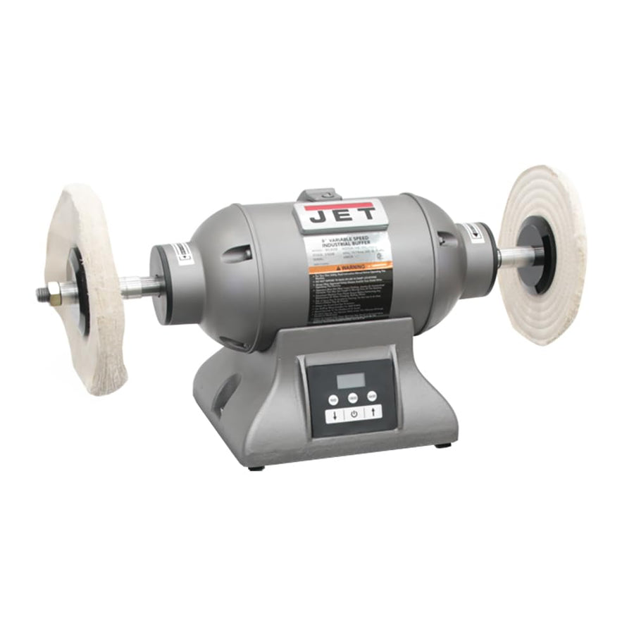 JET 8-Inch Bench Buffer Industrial, Variable Speed, 1 HP, 115/230V 1Ph (IBG-8VSB)