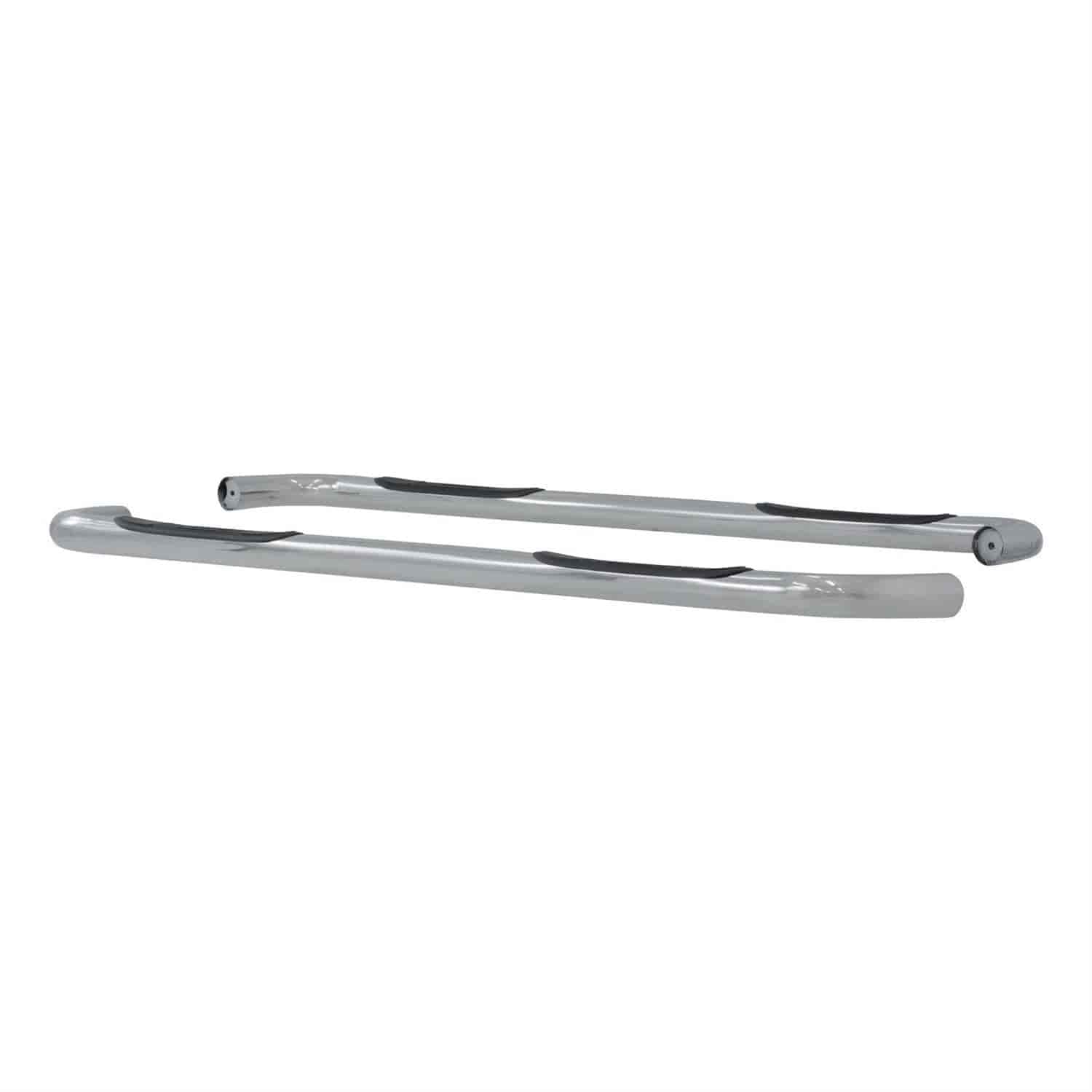 3-Inch Round ARIES Polished Stainless Steel Nerf Bars, No-Drill, Fits Select Chevrolet Avalanche, Suburban, GMC Yukon XL