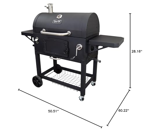 Dyna-Glo X-Large Heavy-Duty Charcoal Grill, DGN576DNC-D Black