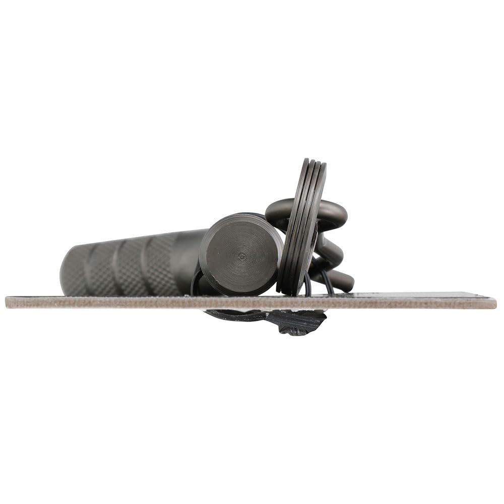 Tactical Reese Towpower Pin and Clip 5/8 Knurl Matte Black, Pewter