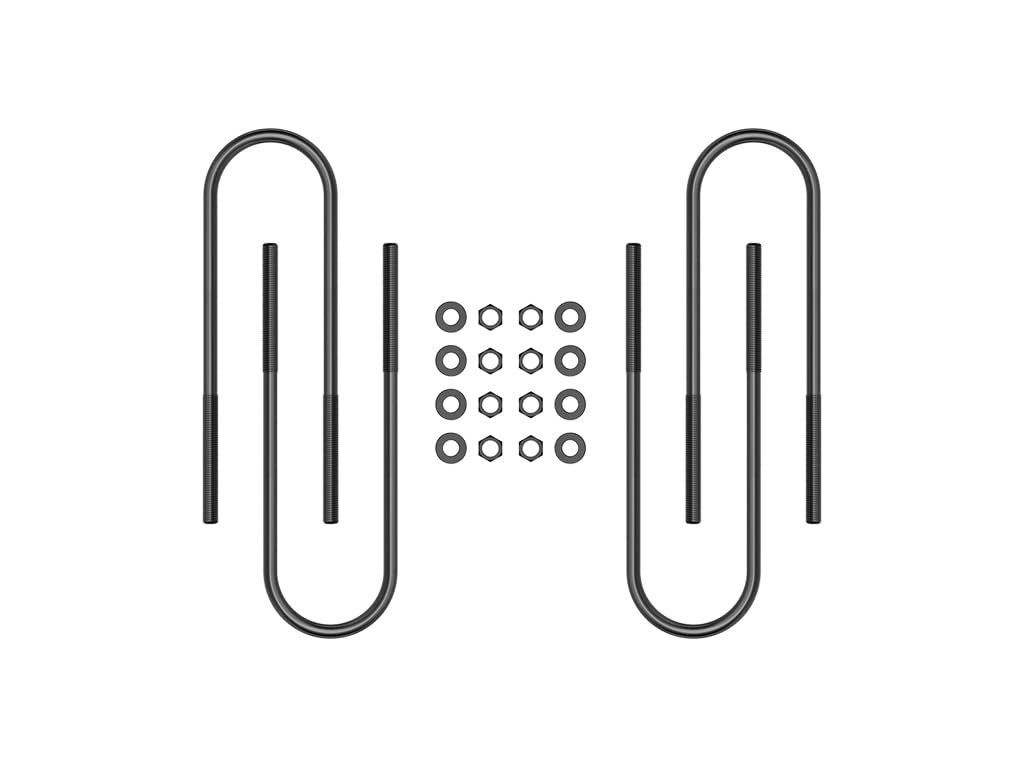Rear ICON, 15 U-Bolt Kit, Compatible with 2011-Up Ford F250/F350 SD, 67003