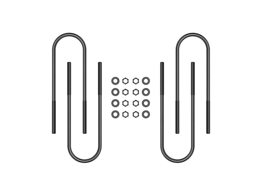 Rear ICON, 15 U-Bolt Kit, Compatible with 2011-Up Ford F250/F350 SD, 67003