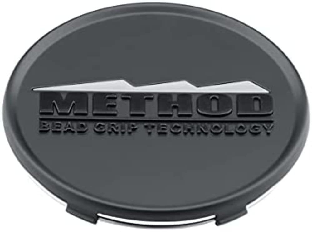 Cap, Method Race Wheels T080, 123MM, Black, SNAP in