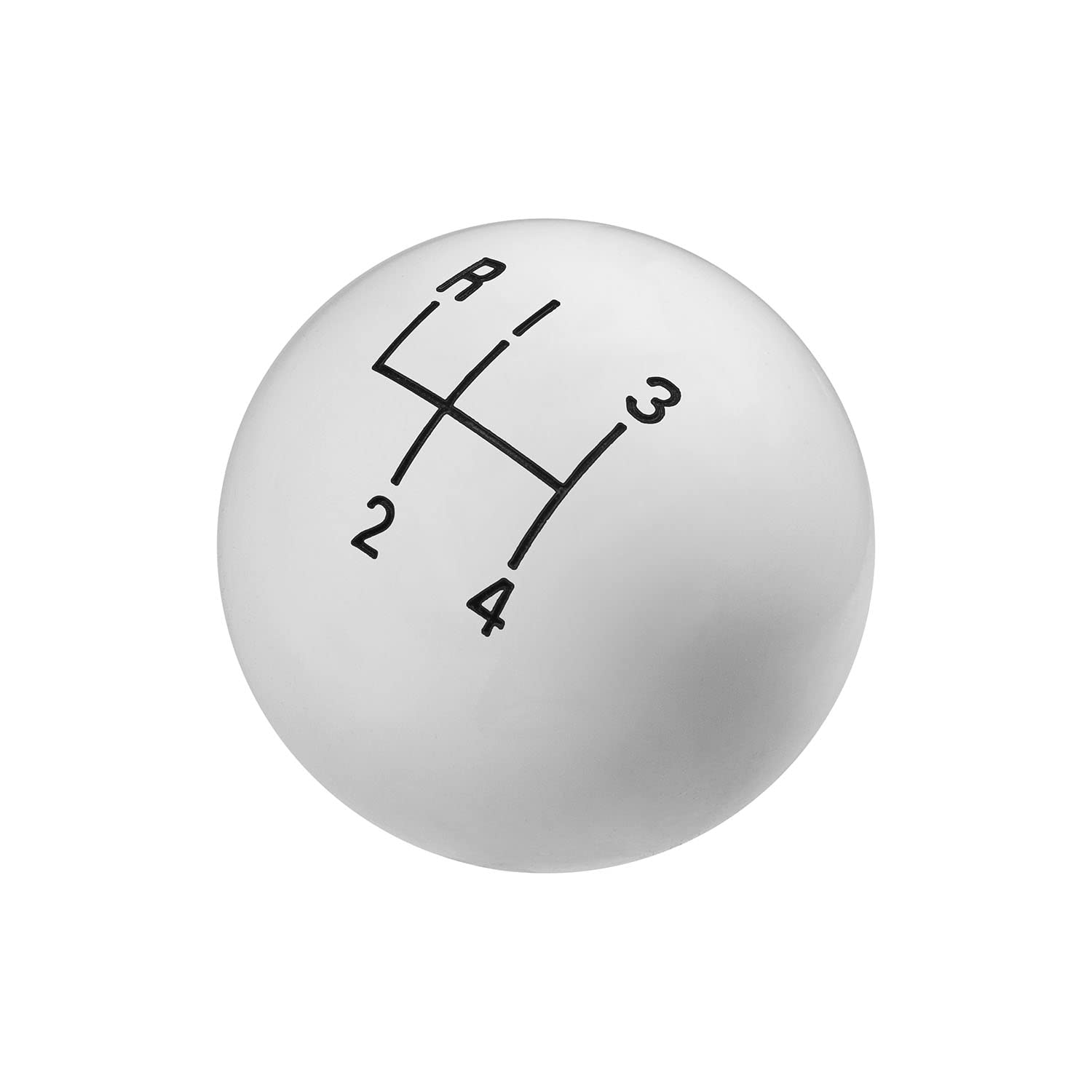4-Speed Hurst Classic White Shifter Knob