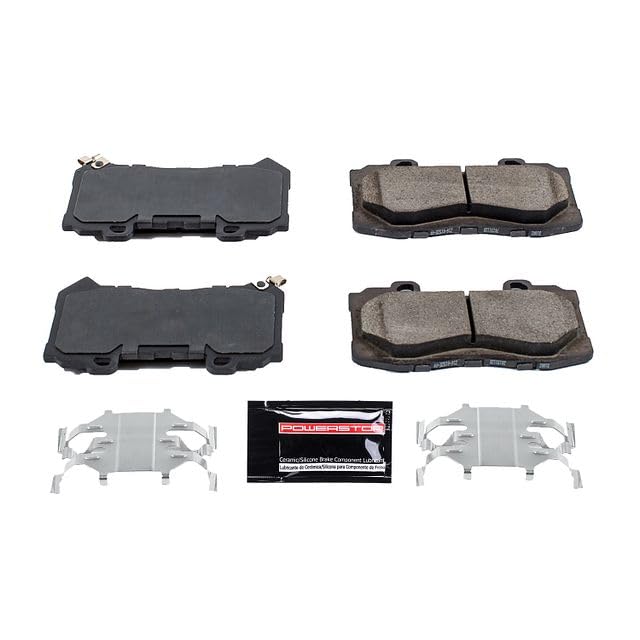 Power Stop Z23-1802 Z23 Evolution Sport Carbon Fiber Infused Ceramic Brake Pads with Hardware For Chevrolet Colorado 2015-2020, GMC Canyon 2015-2020 [Model Specific]