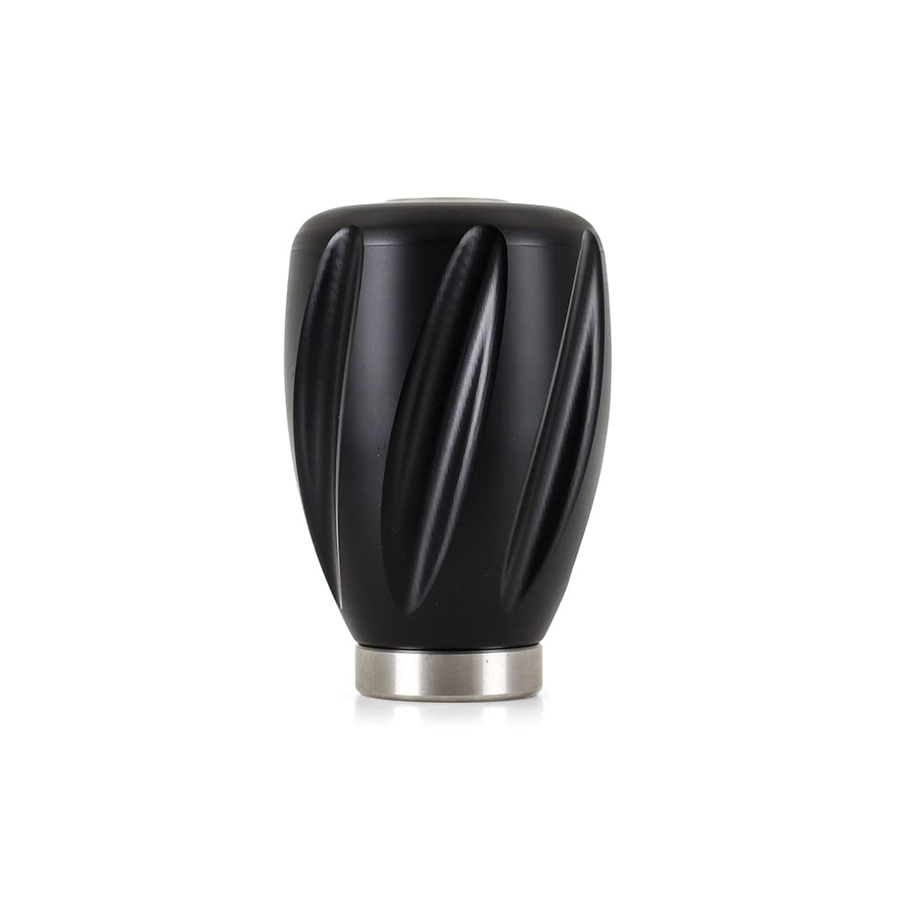 Weighted Steel Core Mishimoto Shift Knob, Twist, Black (Delrin)