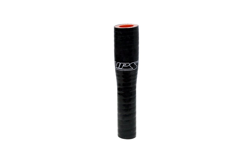 HPS Silicone High Temperature HTSR-075-100-L4-BLK 4-ply Reinforced Reducer Coupler Hose, 100 PSI Maximum Pressure, 4" Length, 3/4" > 1" ID, Black