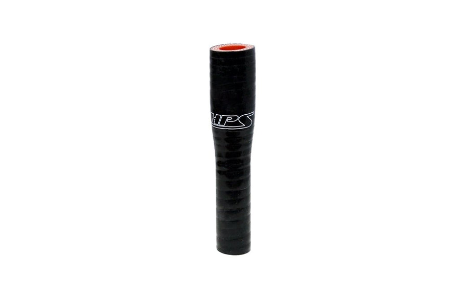 HPS Silicone High Temperature HTSR-075-100-L4-BLK 4-ply Reinforced Reducer Coupler Hose, 100 PSI Maximum Pressure, 4" Length, 3/4" > 1" ID, Black