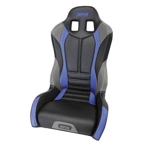 Simpson PRO SPORT Front Seat Black/Light Blue/Grey [107-317]
