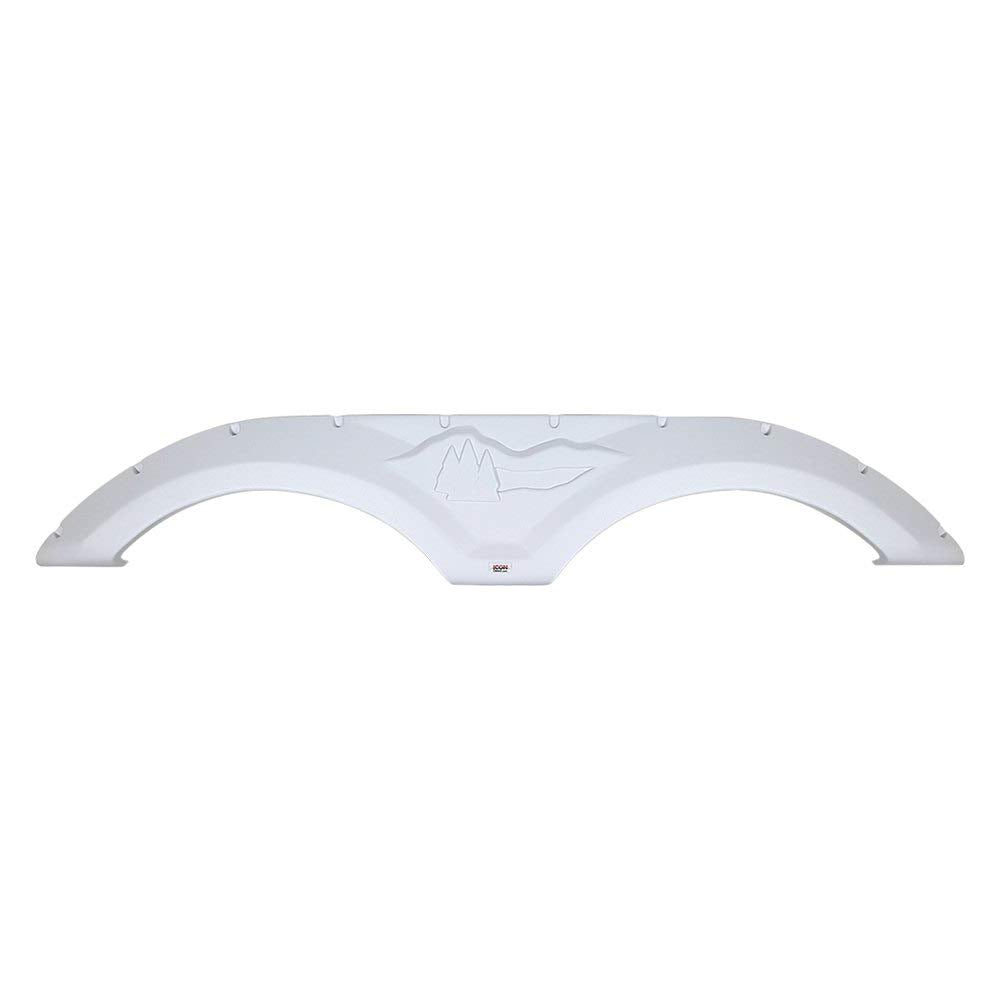 Tandem Axle Fender Skirt ICON 12314 FS2072 for Forest River Wildcat - Gray