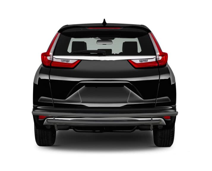 Rear Bumper Guard Black Horse Double Layer Black Compatible with 2017-2025 Honda CR-V-CRDL-HOH602B
