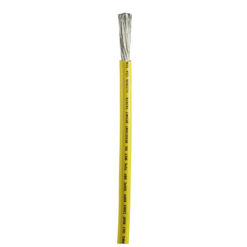 2 AWG Ancor Yellow Battery Cable - 100'