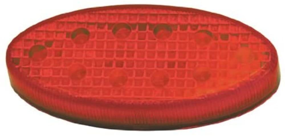 20-716 Pacer Performance Red Oval L.E.D. Auxiliary Blinker Light
