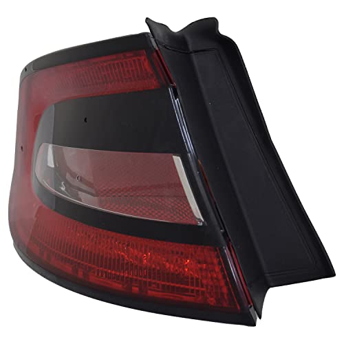 Left TYC Tail Light Assembly Compatible with 2013-2016 Dodge Dart