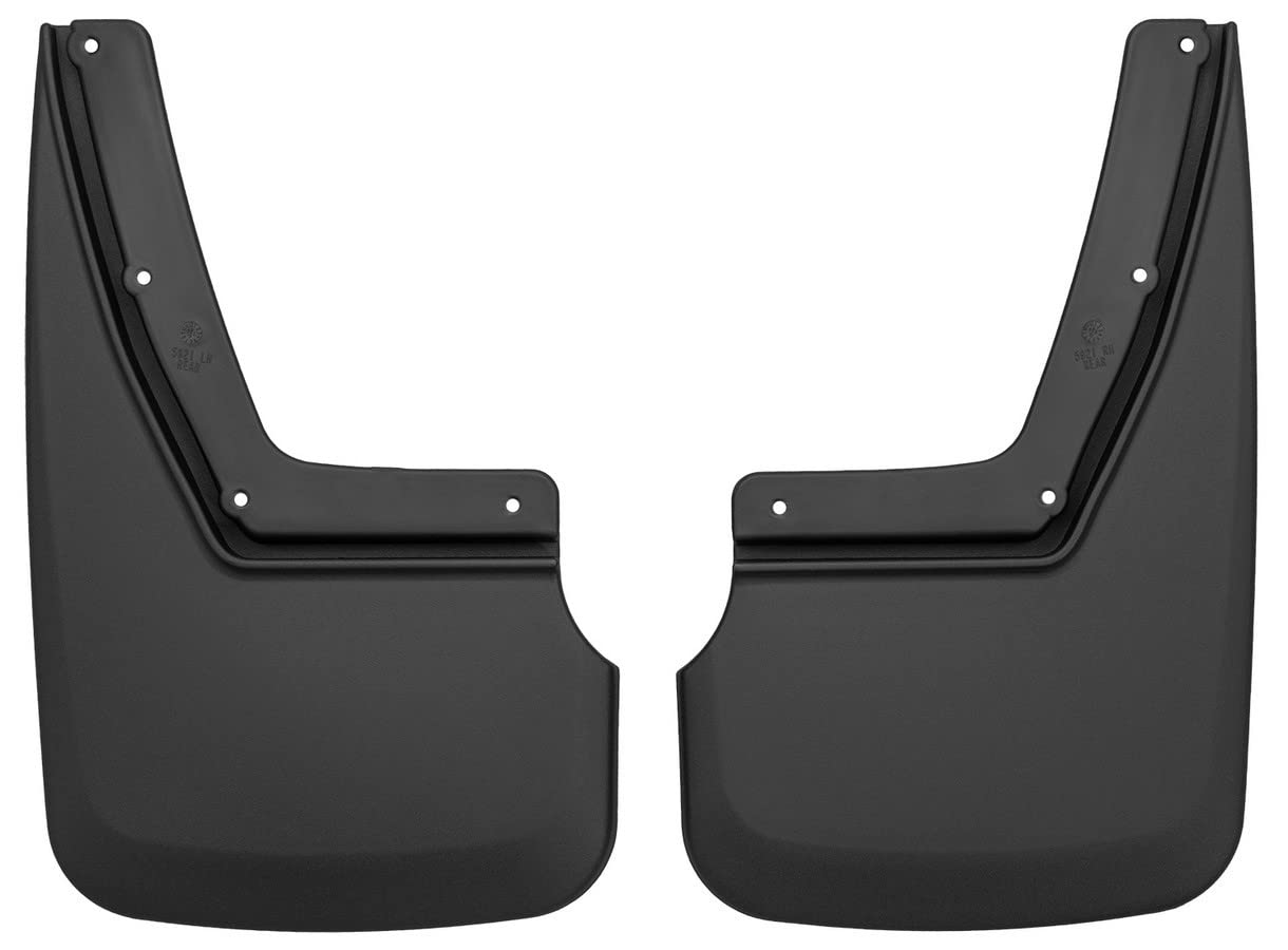 Rear Mud Guards - Husky Liners | 2015-2020 Chevrolet Suburban, Rear Set - Black, 2 Pc. | 59211