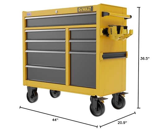 DEWALT 9 Drawers Tool Chest with 41 Inch, 100lb Drawer Capacity, DEWALT Workshop Storage System Compatible (DWST41092)