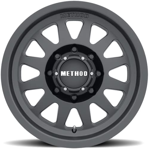 704 HD Method Race Wheels Black Wheel with Matte (17 x 9. inches /8 x 180 mm, 18 mm Offset)