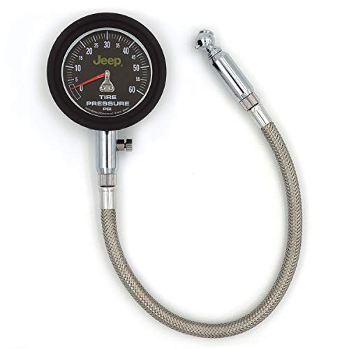 Jeep Auto Meter 880805 Tire Pressure Gauge Tool 0-60 PSI