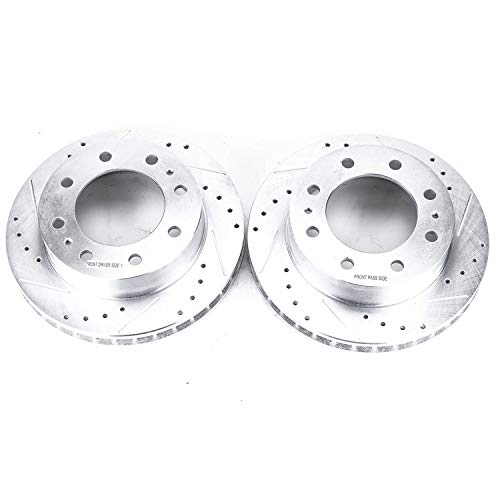 Power Stop Front AR8642XPR Drilled & Slotted Evolution Rotor Pair