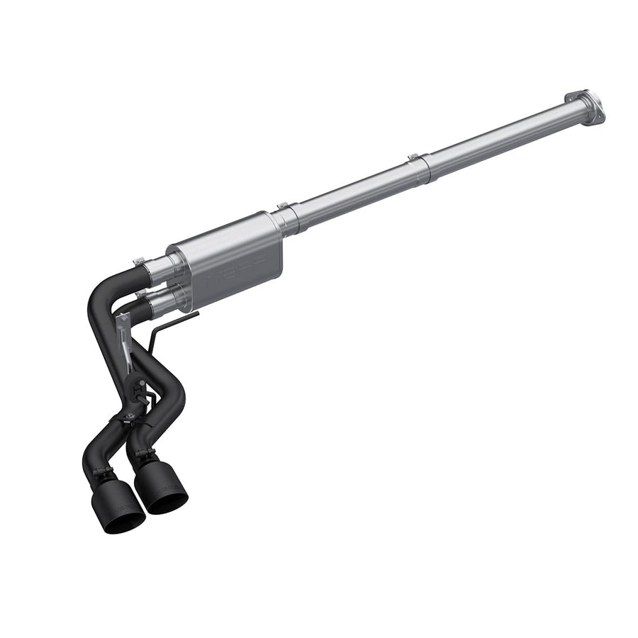 2021 Ford F-150 MBRP 2.7L EcoBoost / 3.5L EcoBoost / 5.0L 3in Cat Back Single Side Exit Black