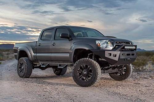 Alumilite Front Winch Bumper Compatible with 2005-2015 Toyota Tacoma ICI Aluminum Bumpers