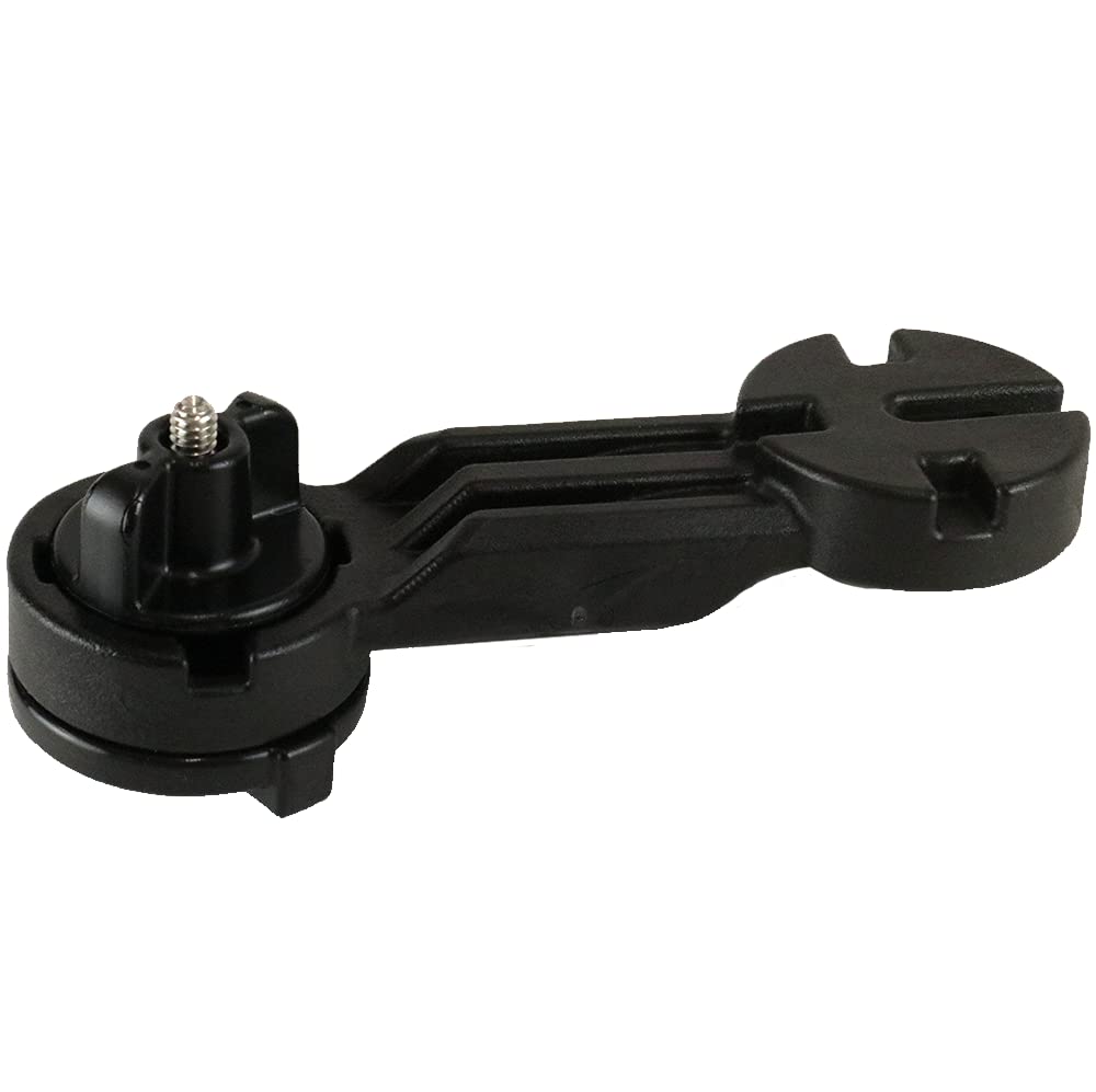 YakAttack Track Mount SideArm | Offset Kayak Accessory Extension for Paddle Holders, Rod Holders & Camera Mounts | Compatible with MightyMount, GearTrac & Most Track Systems | Made in USA